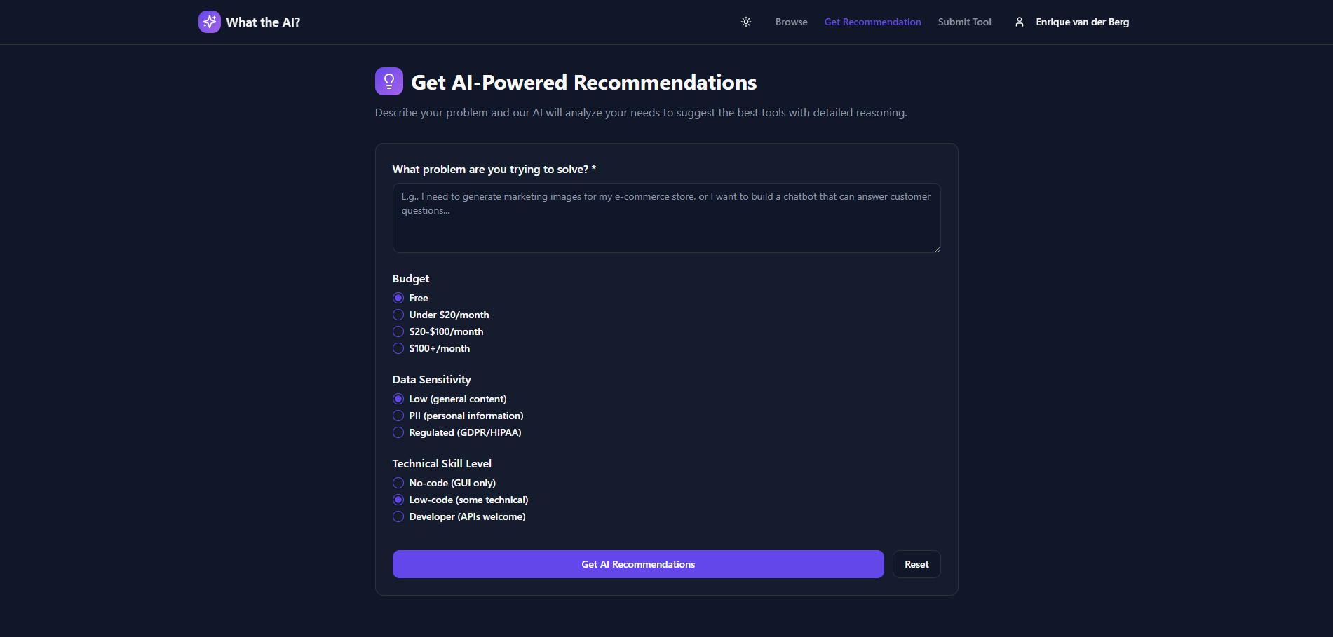 AI Tool Finder – Smart Discovery and Recommendation Platform gallery image 2